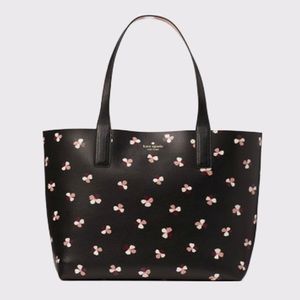 Kate Spade FLORAL PUP LARGE REVERSIBLE TOTE